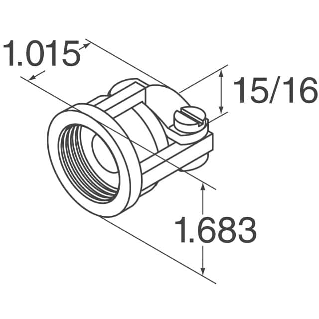 97-3057-1016 Amphenol Industrial Operations  Backshells and Cable Clamps